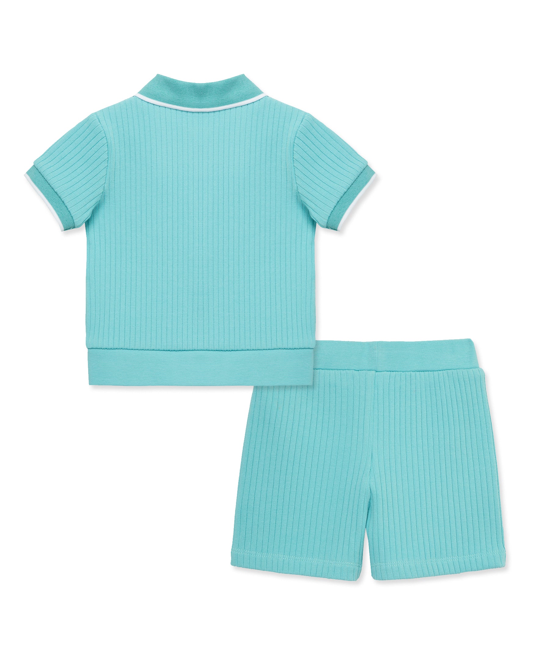 Aqua Polo 2-Piece Short Set (12M-24M) - Little Me