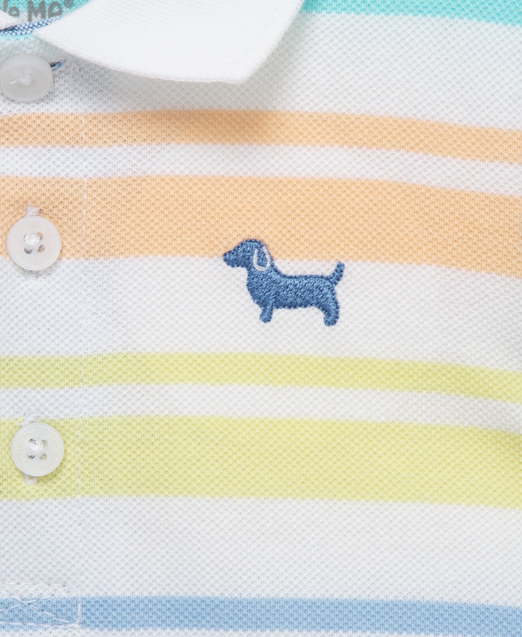 Stripe Polo Short Set (2T-4T) - Little Me