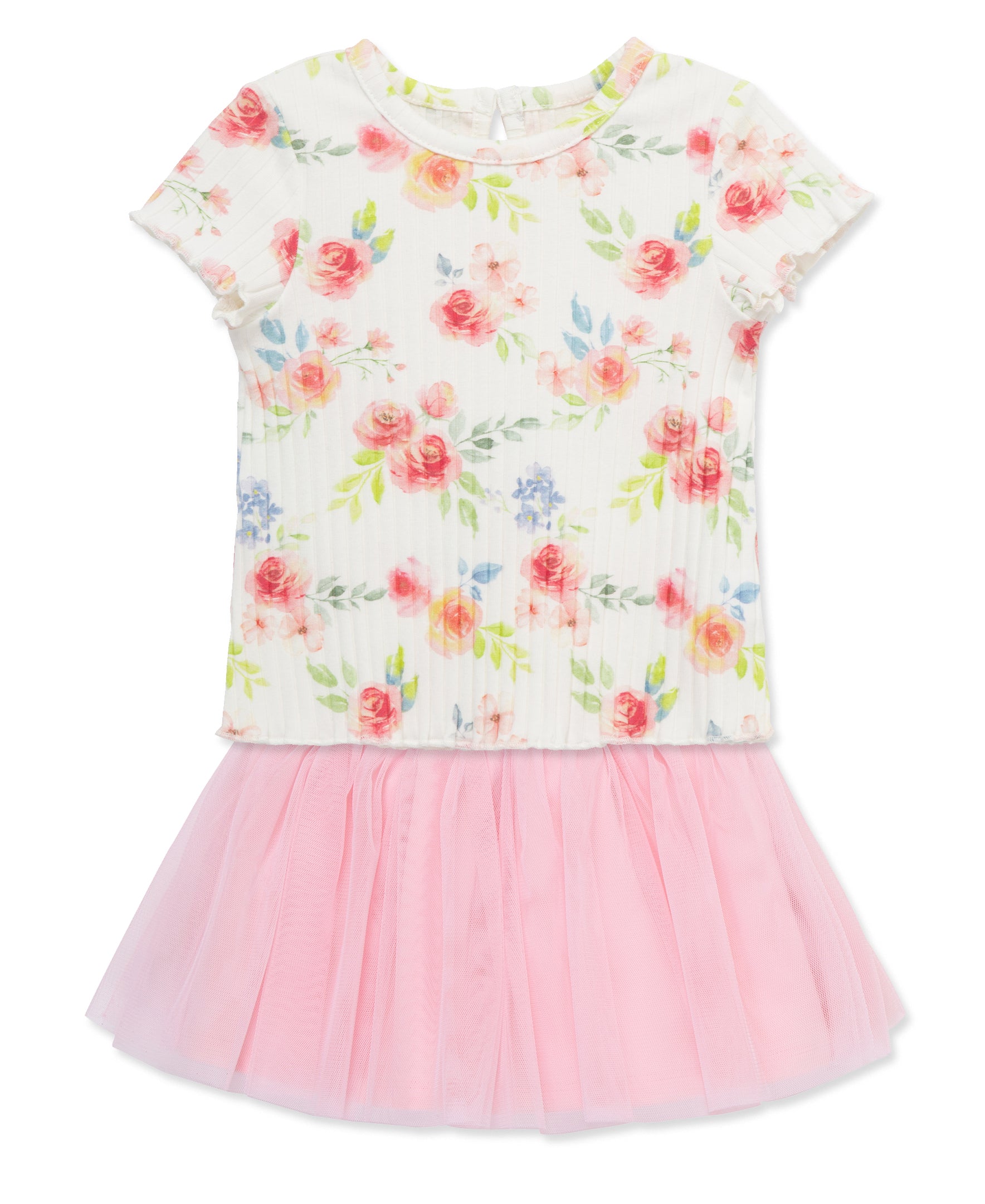 Rose Fashion Skort Set (2T-4T) - Little Me