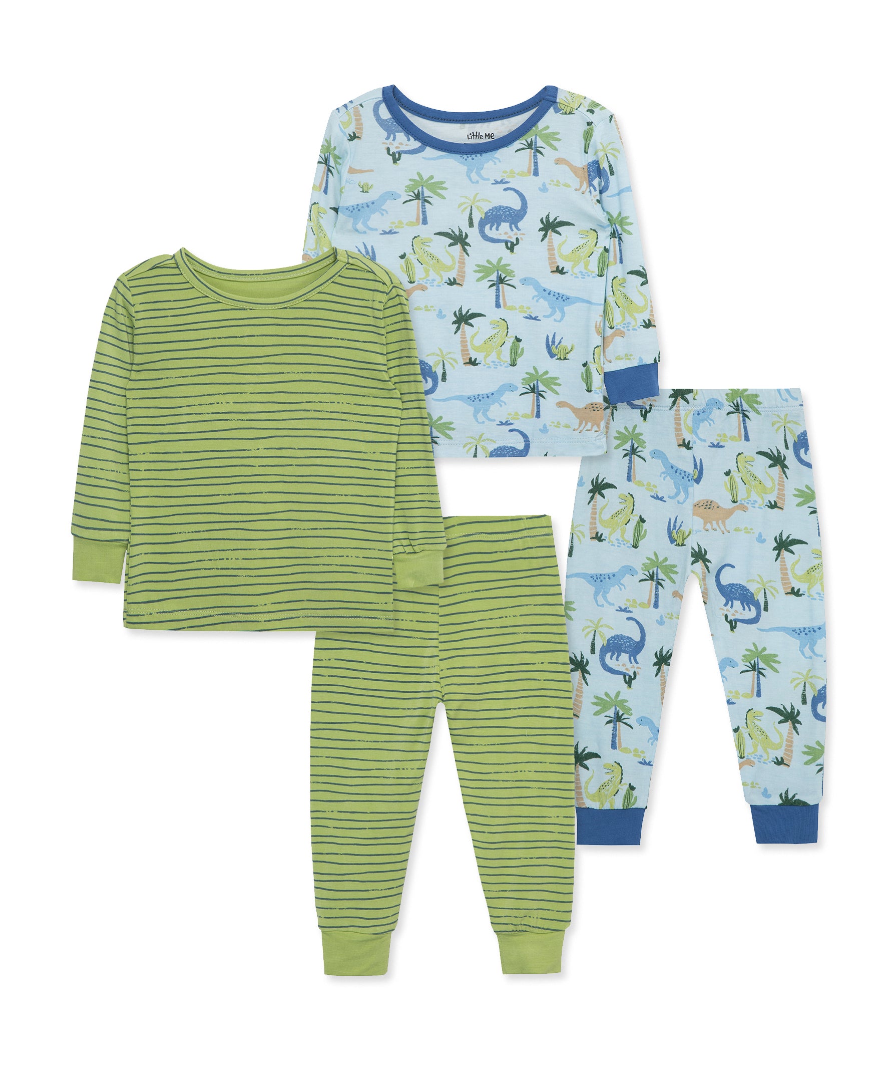 Dino 4 Piece Pajama Set 2T 4T