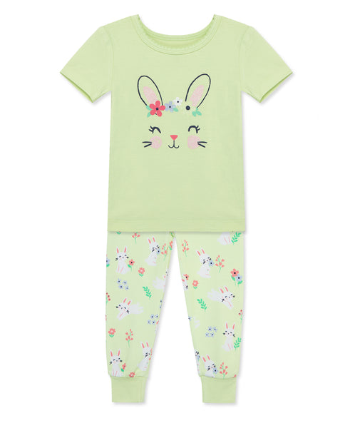 Baby girl deals bunny pajamas