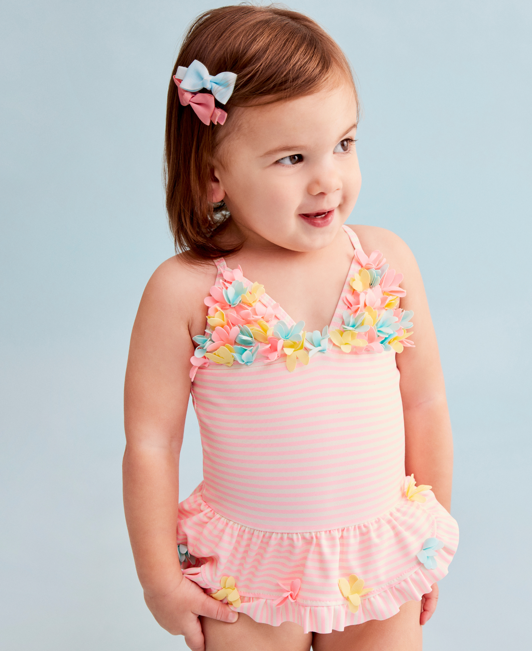 3D Multi 1-Piece Swimsuit (6M-24M) - Little Me