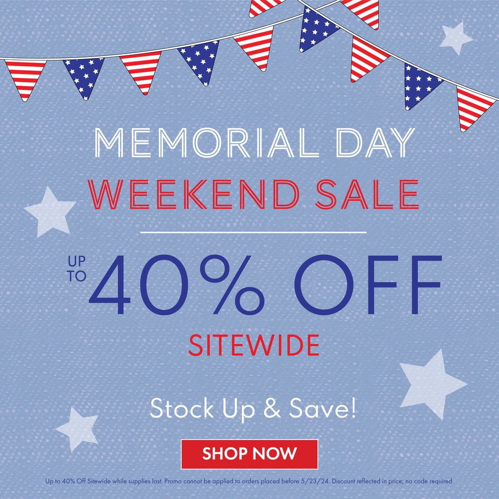40% Off Sitewide This Weekend Only