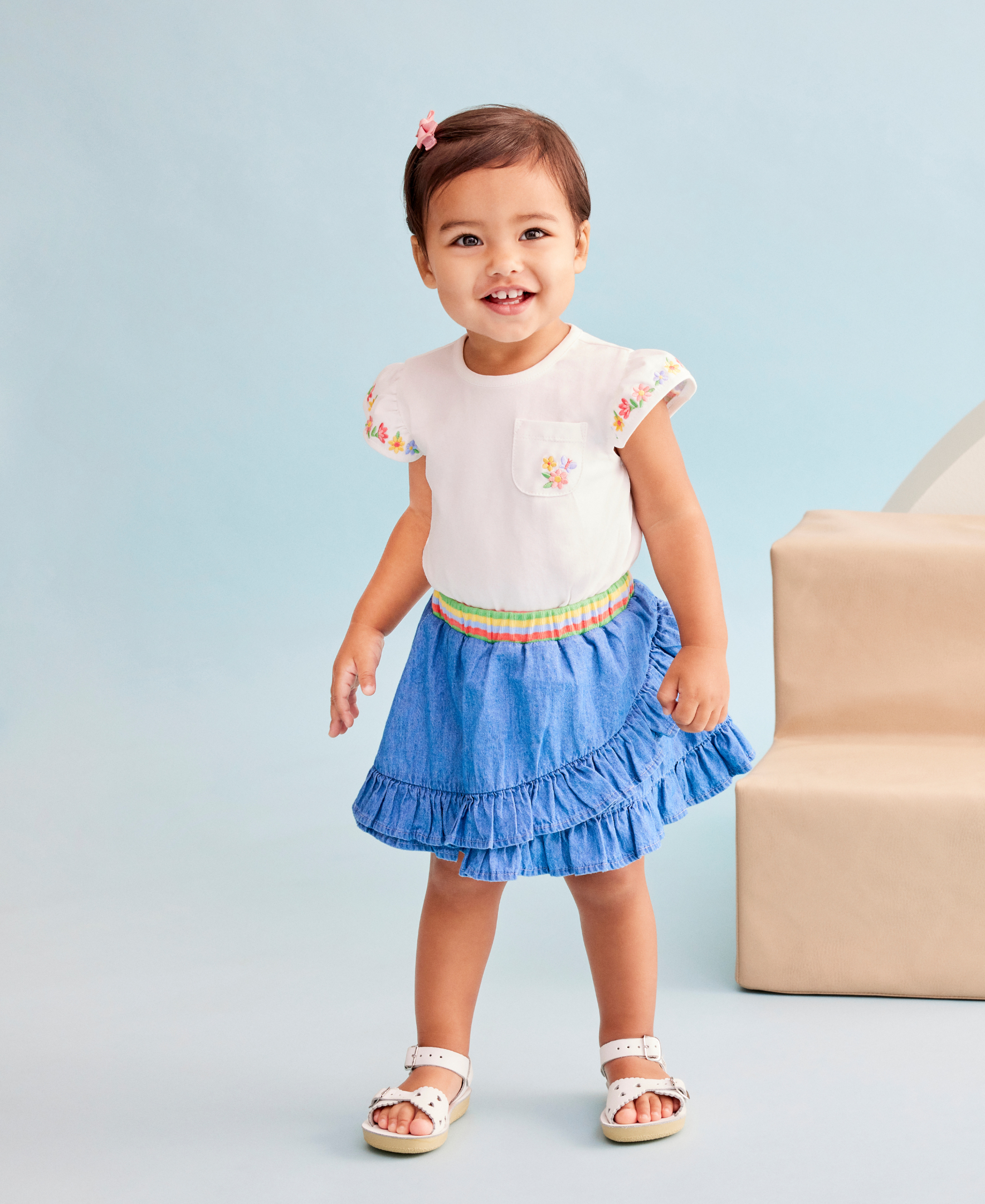 Embroidered Fashion Skort Set (12M-24M) - Little Me