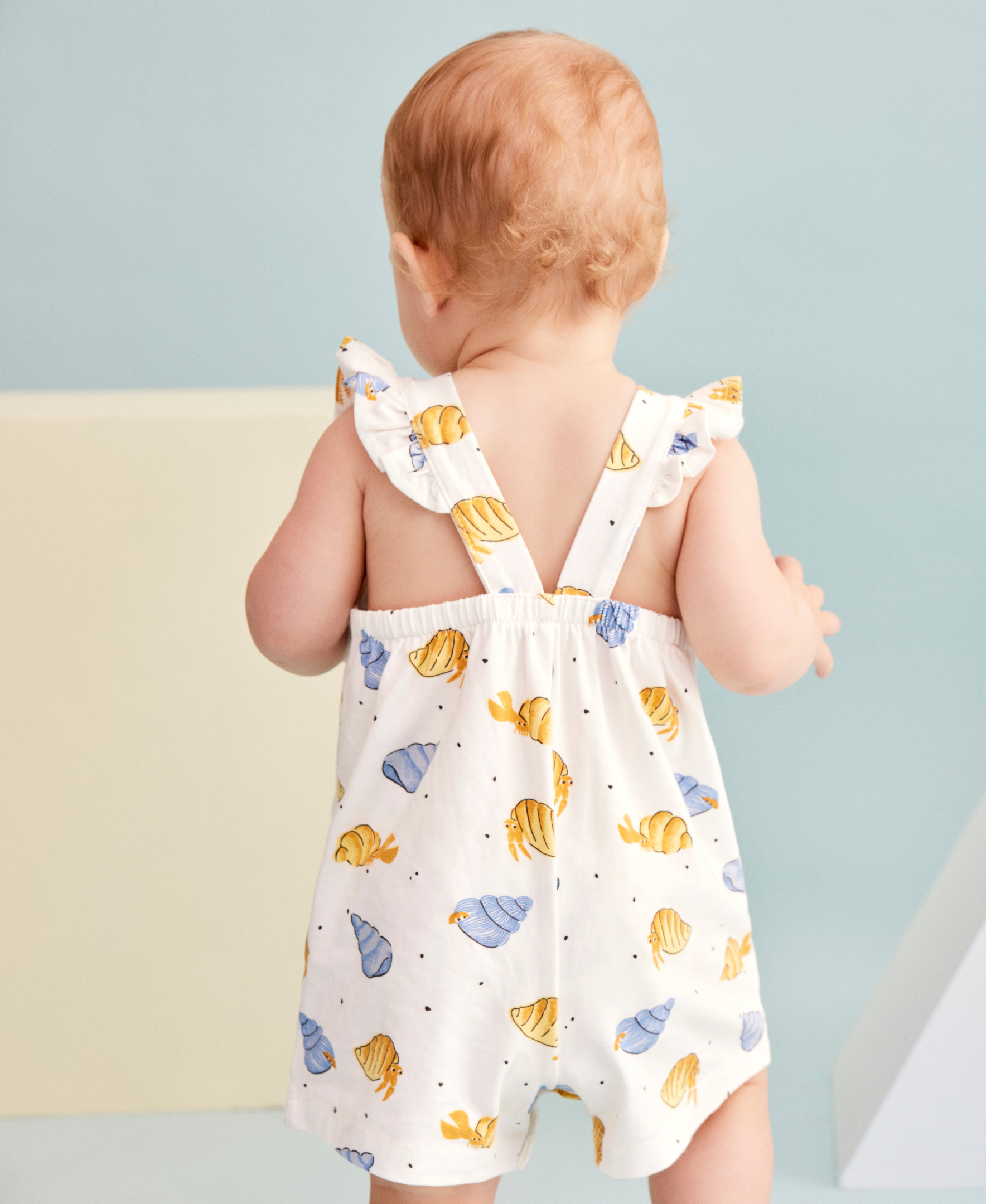 Focus Kids Seaside Romper (3M-12M) - Little Me