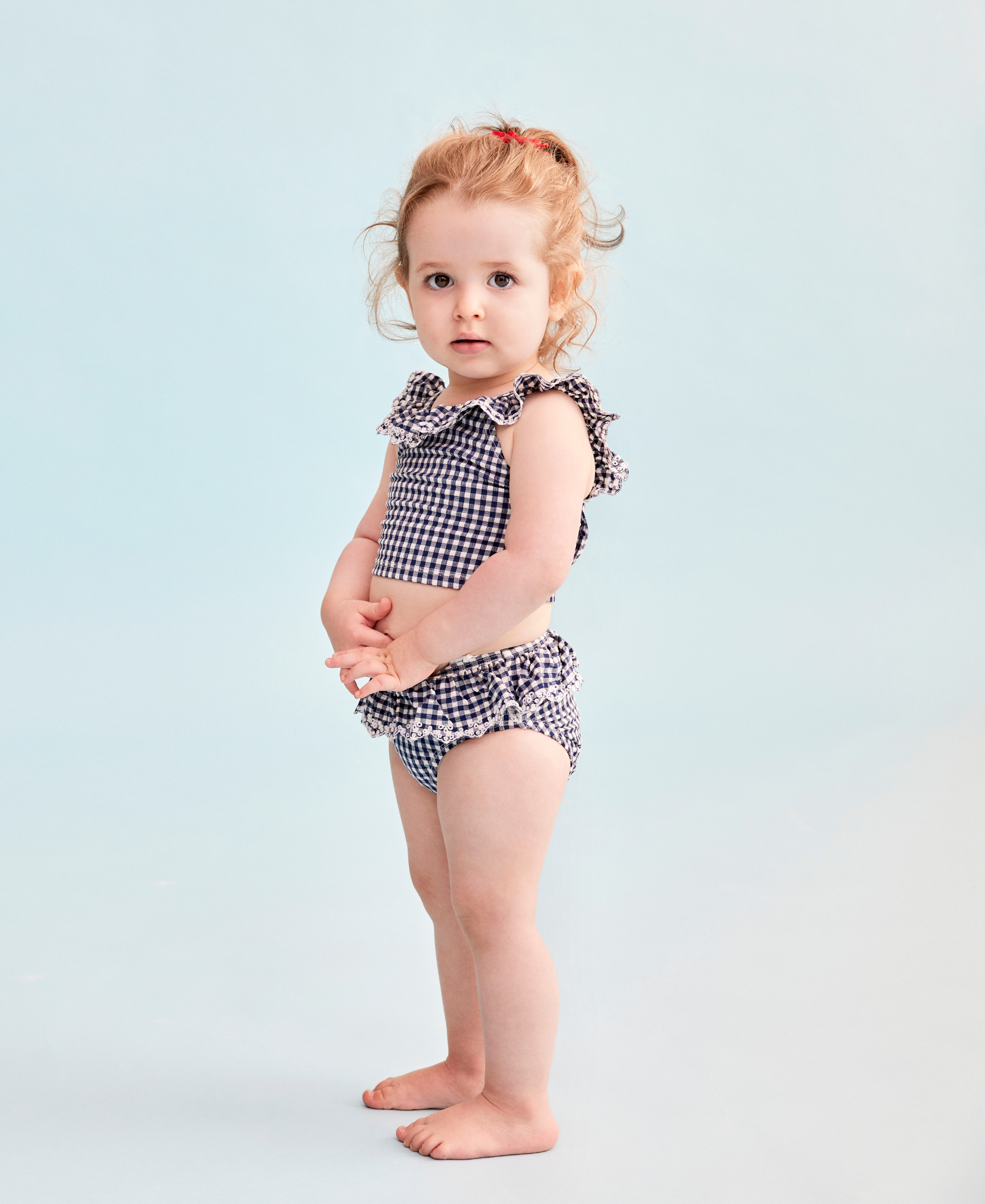 Gingham 2-Piece Swimsuit (2T-4T) - Little Me