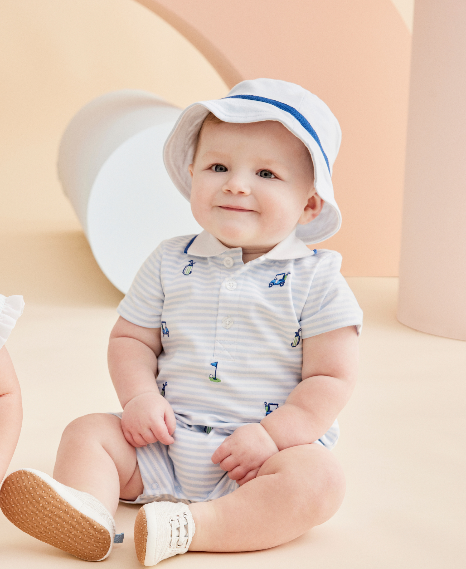 Golf Romper & Hat - Little Me