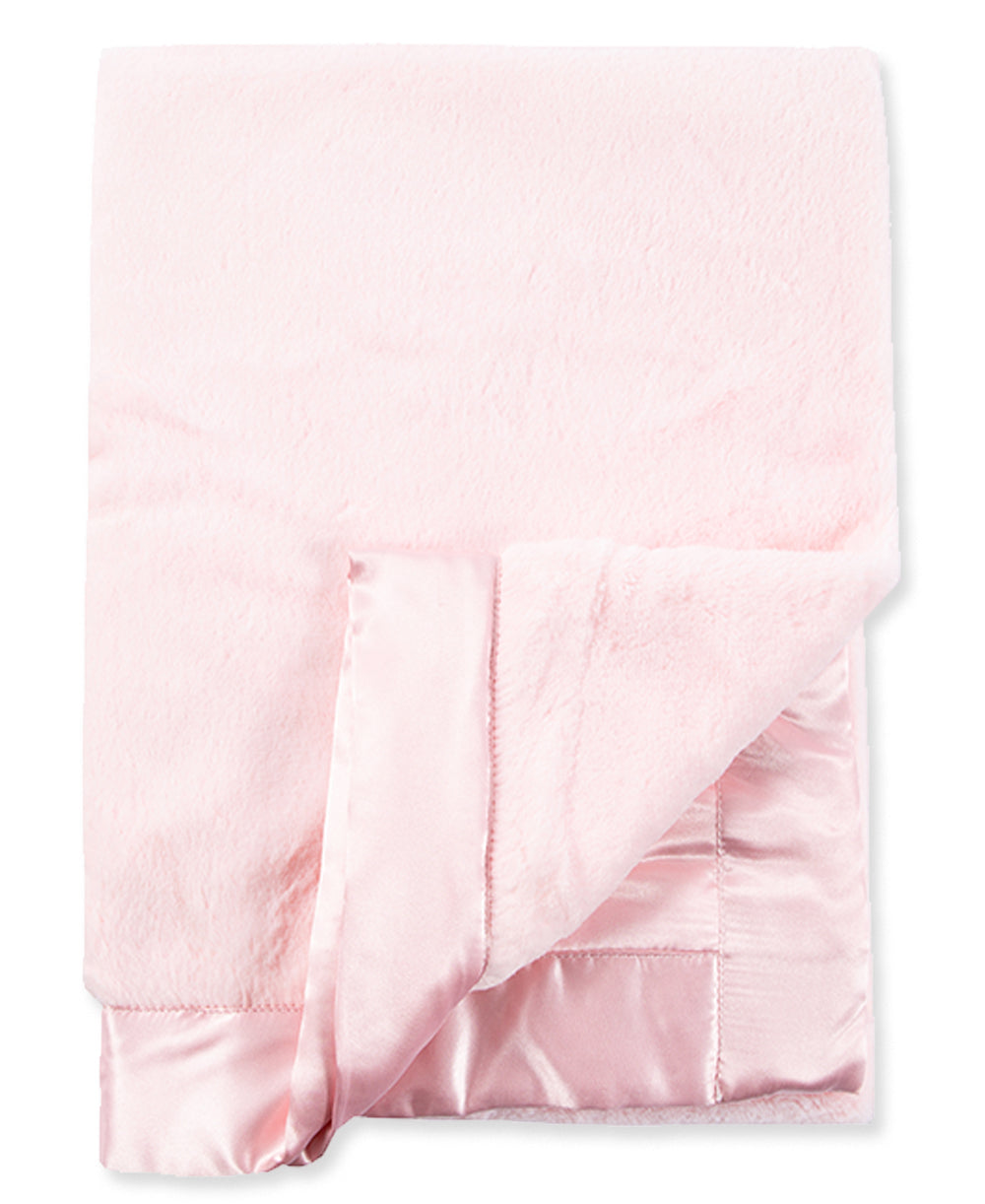 Pink Plush Receiving Blanket - Little Me