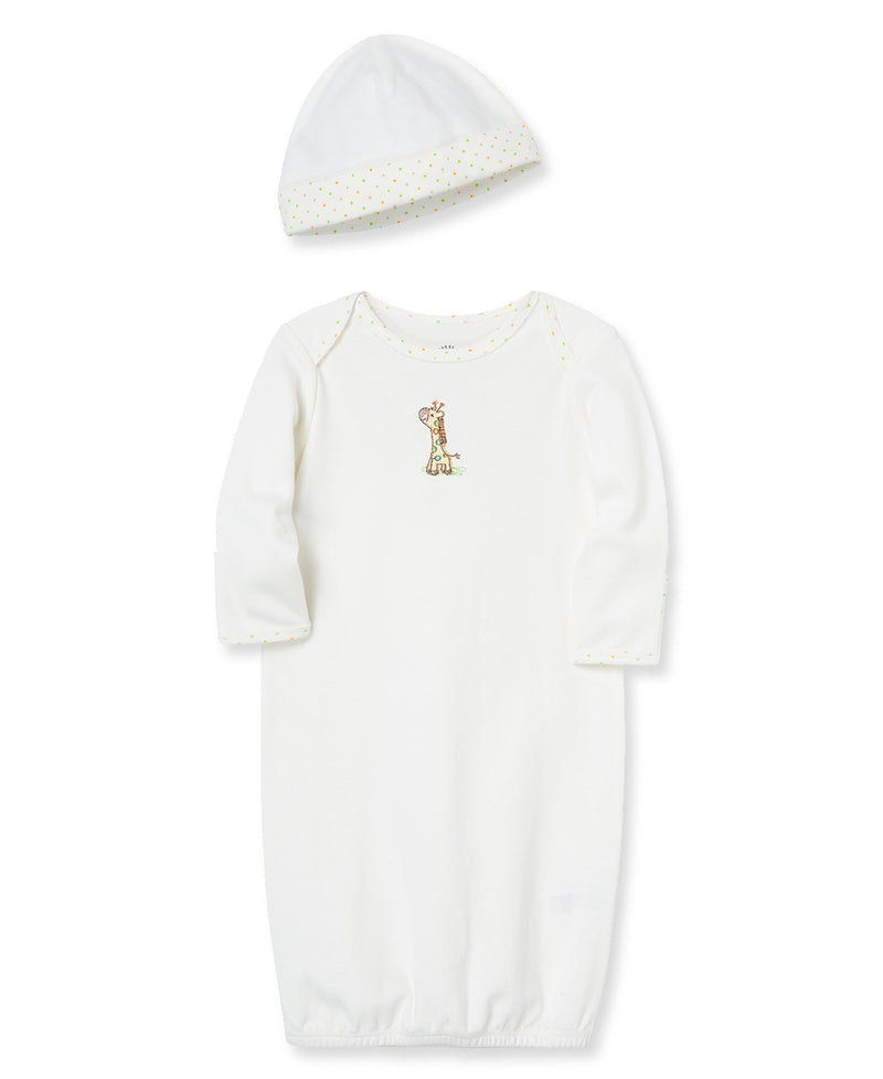 Giraffe Sleeper Gown and Hat - Little Me