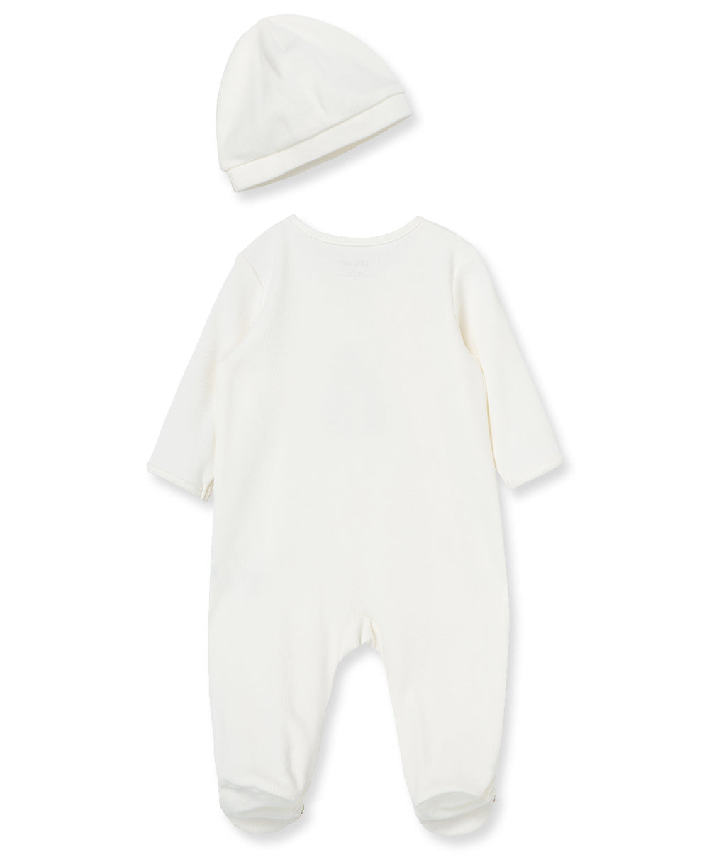 Giraffe Footed One-Piece & Hat - Little Me