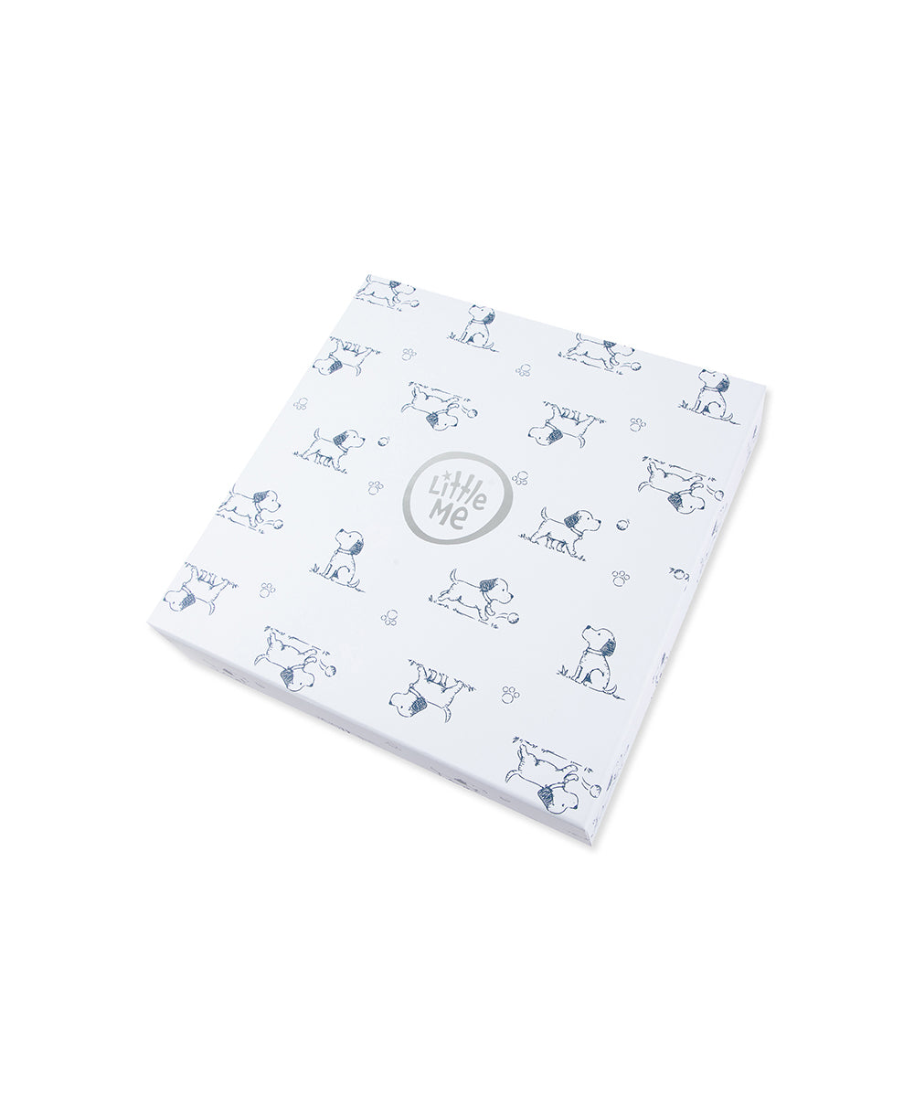 Puppy Toile Gift Box Set - Little Me