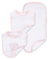 Thank Heaven For Little Girls Bib & Burp Set