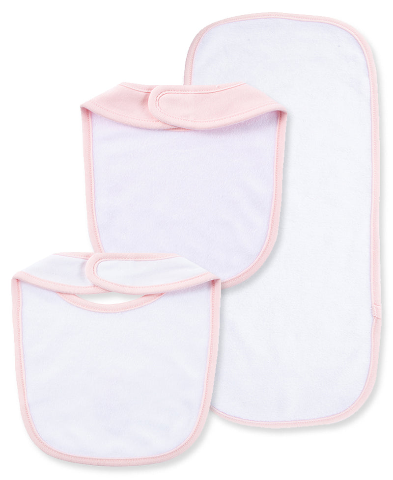 Prima Ballerina Bib & Burp Set