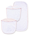 Pink Bear Bib & Burp Set