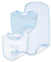 Thank Heaven For Little Boys Bib & Burp Set