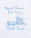 Thank Heaven For Little Boys Bib & Burp Set