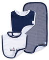 Sailboats Bib & Burp Set