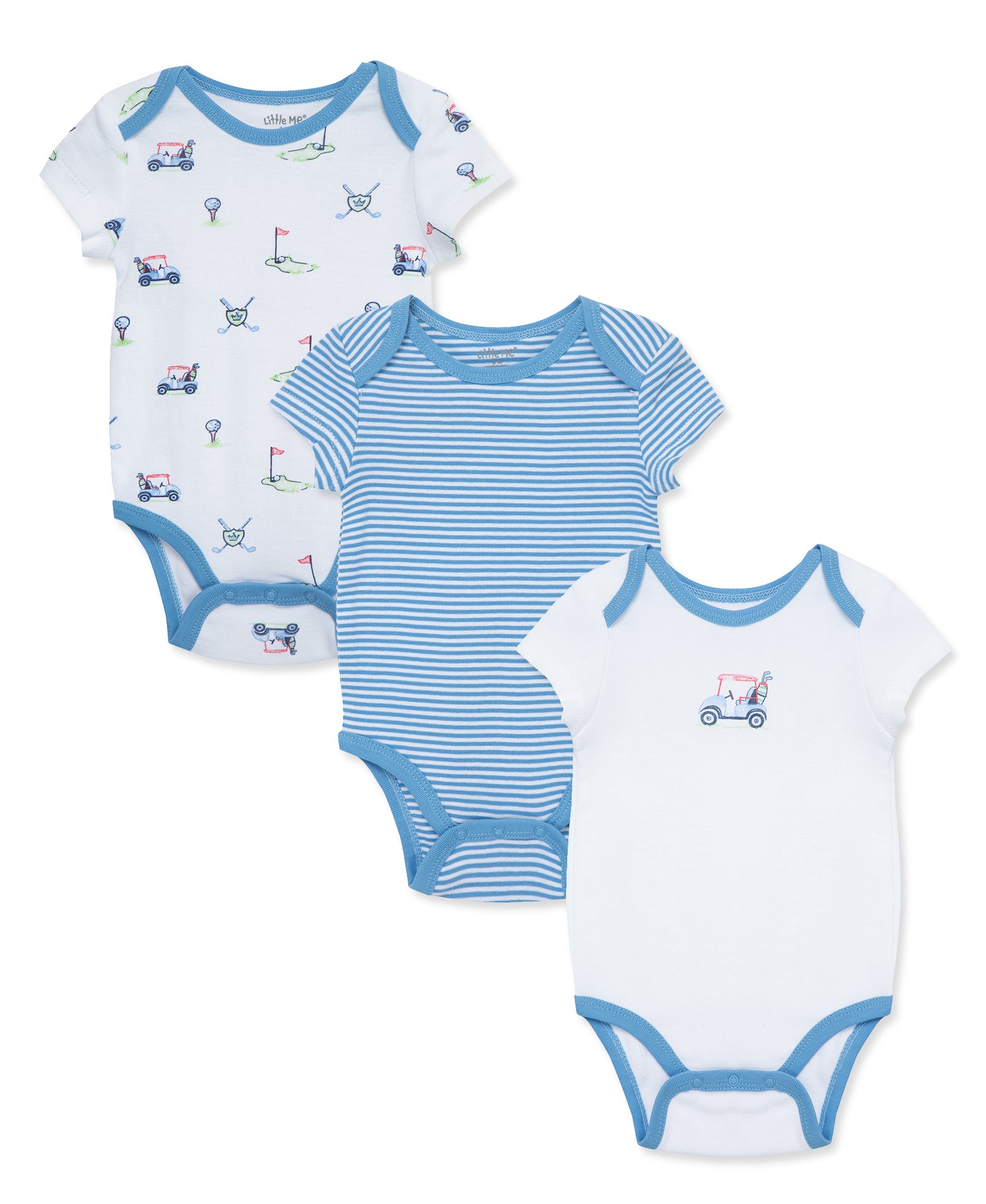 Golf Club 3-Pack Bodysuits - Little Me