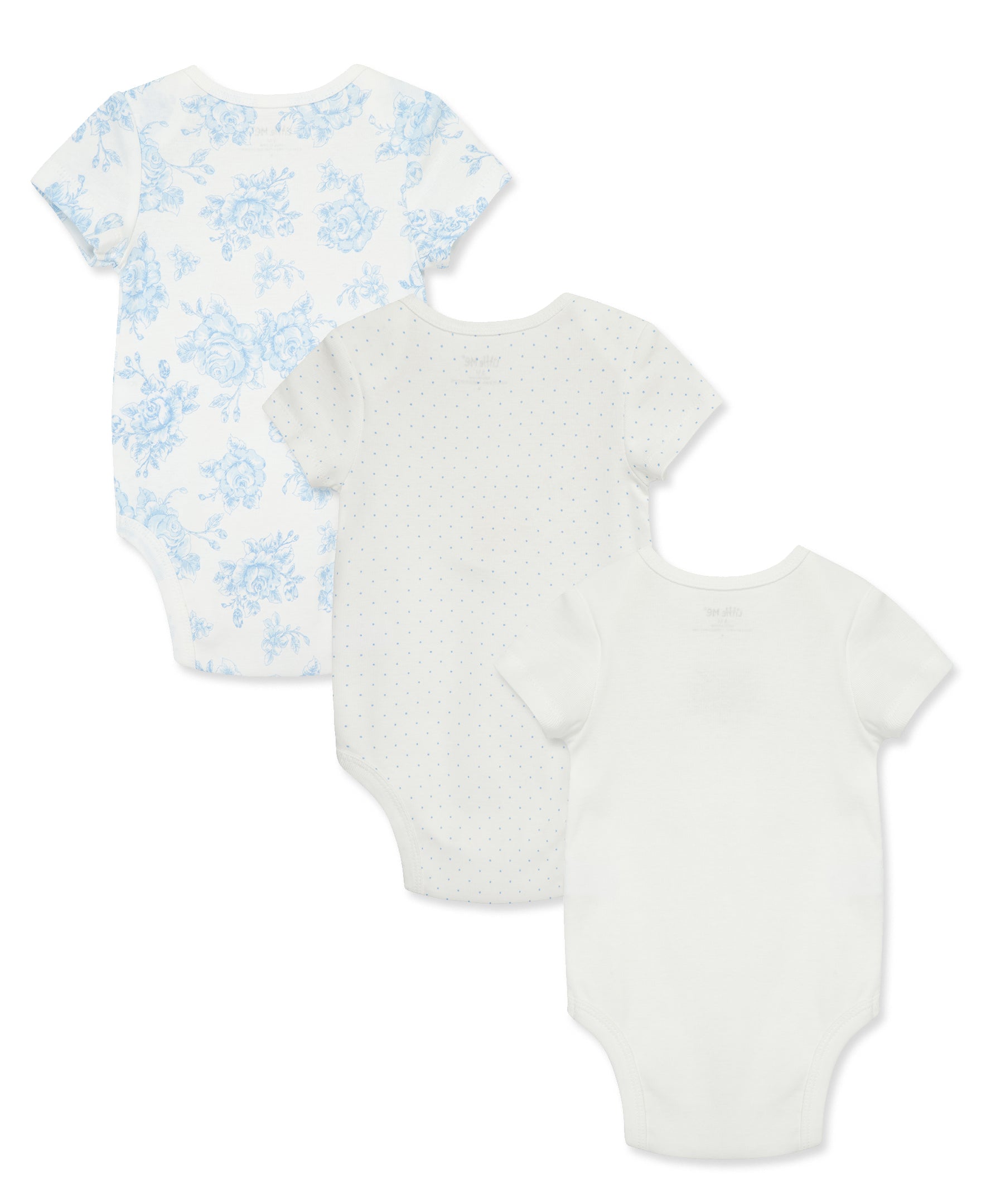 Blue Roses 3-Pack Bodysuits - Little Me