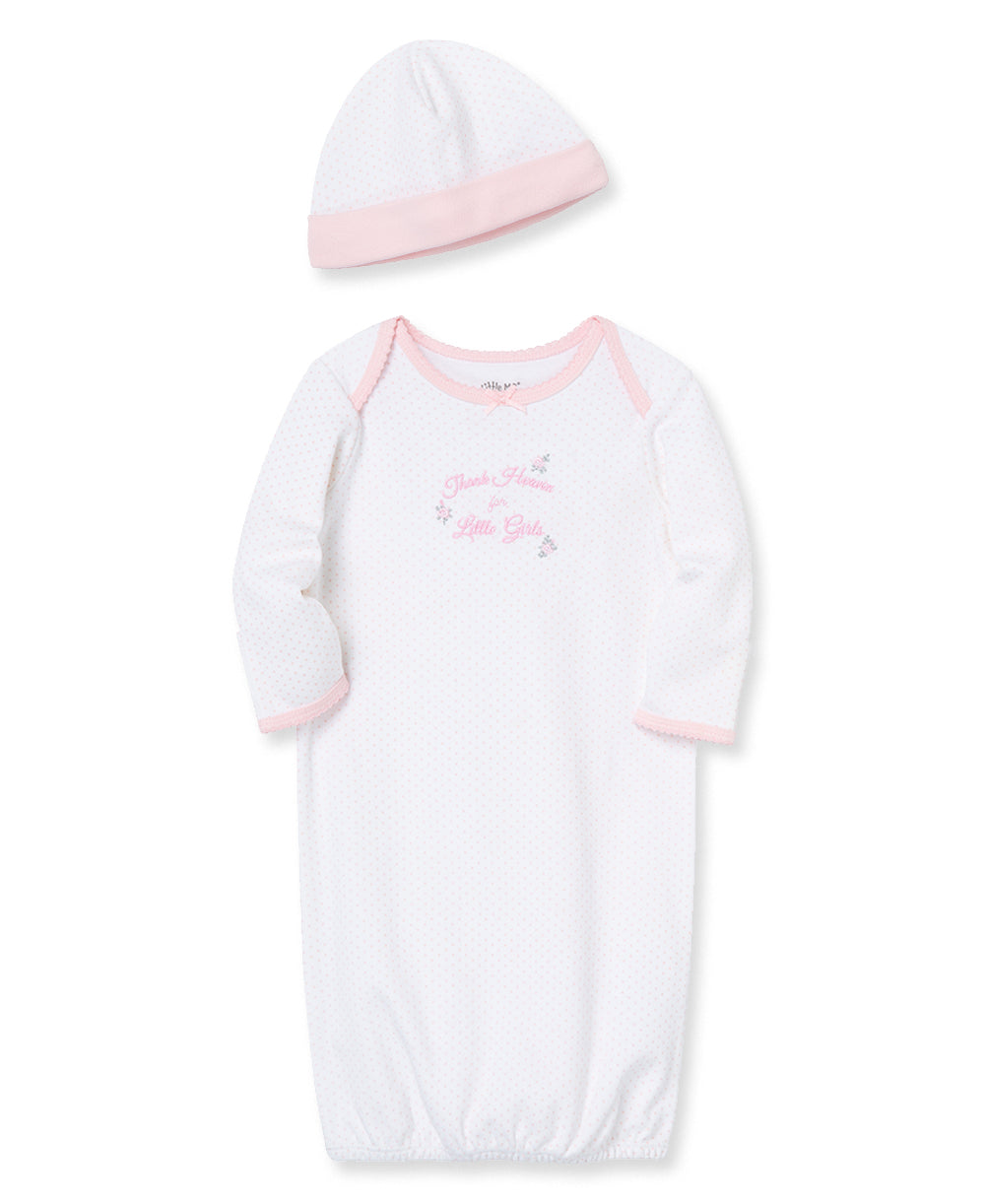 Thank Heaven For Little Girls Sleeper Gown and Hat - Little Me