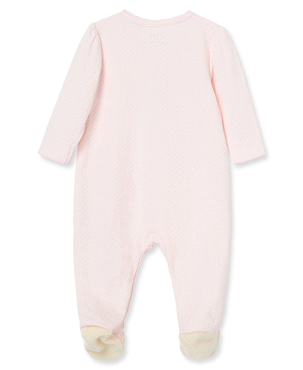 Pink Bear Footed One-Piece - Little Me