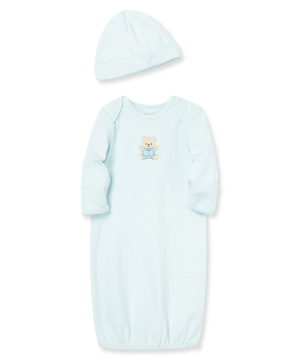 Cute Bear Sleeper Gown And Hat - Little Me