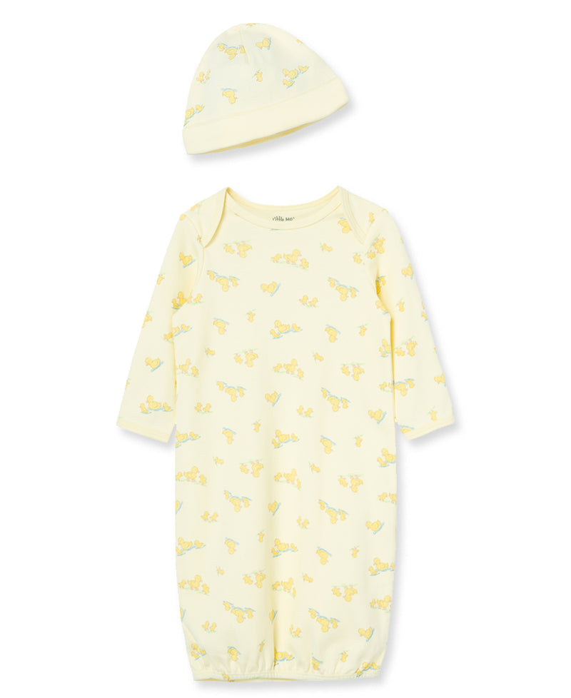 Little Ducks Sleeper Gown and Hat