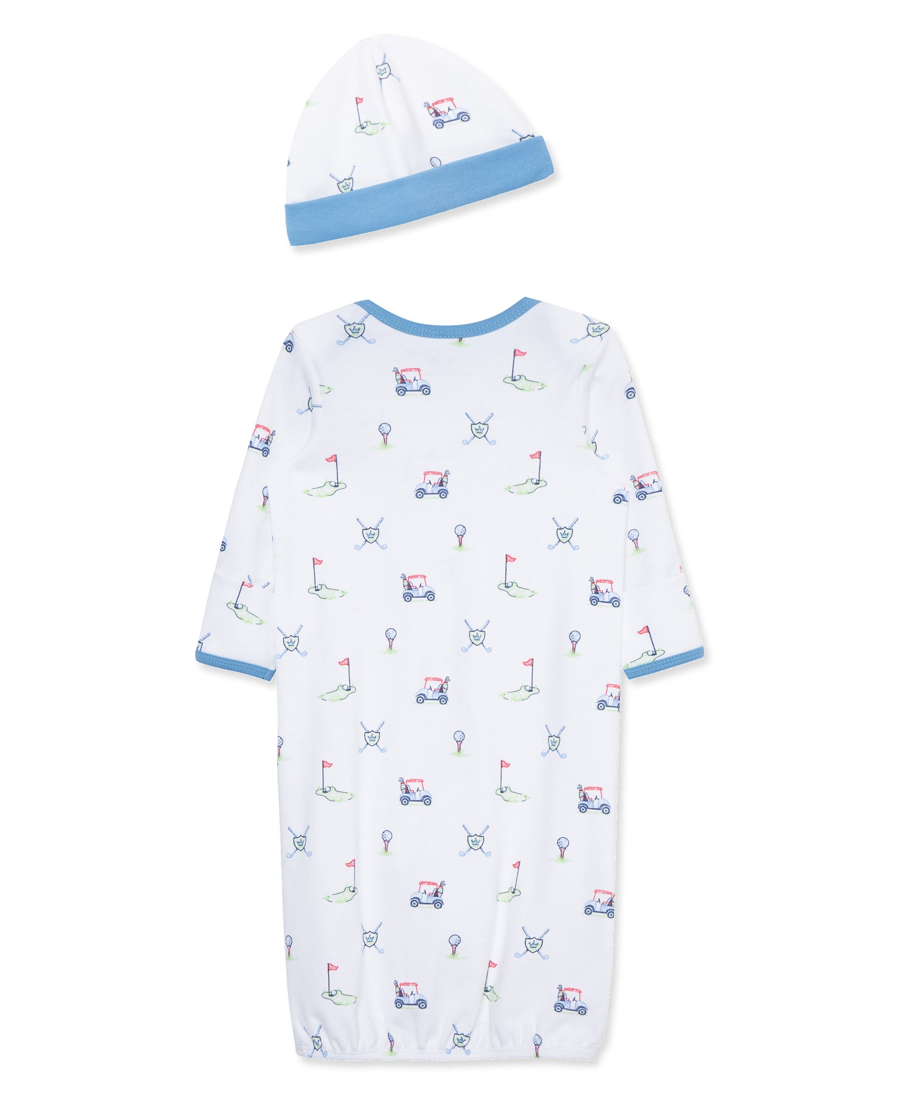 Golf Club Sleeper Gown And Hat - Little Me