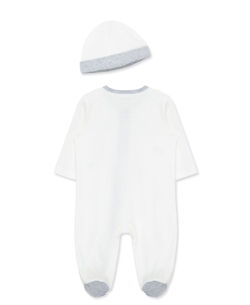 Safari 2-Way-Zip Footed One-Piece & Hat - Little Me