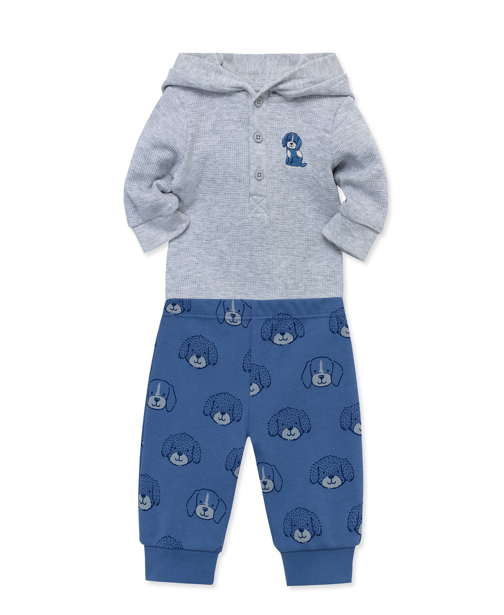 Puppy Bodysuit & Pant Set (3M-12M) - Little Me