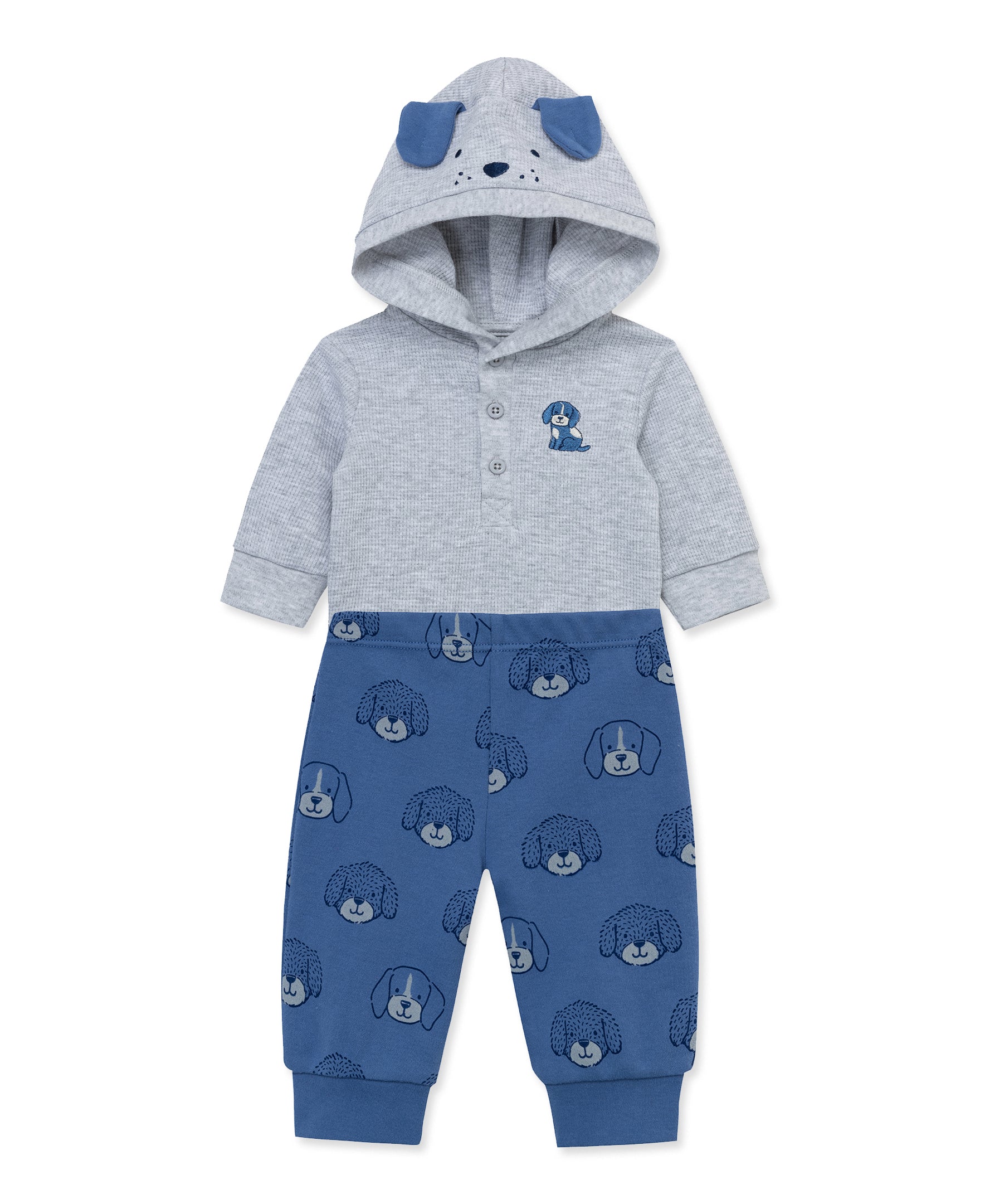 Puppy Bodysuit & Pant Set (3M-12M) - Little Me