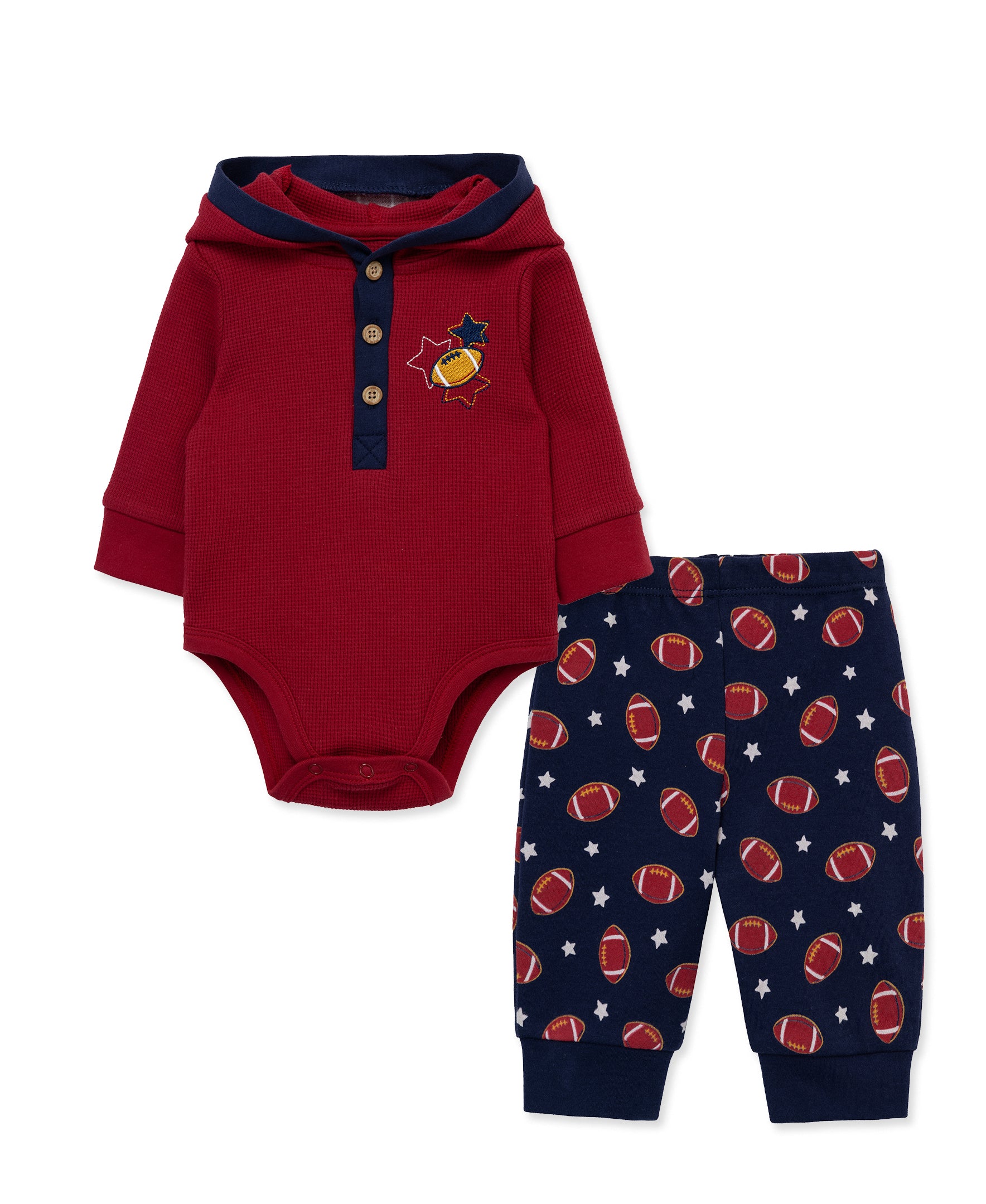 Football Bodysuit & Pant Set (12M-24M) - Little Me