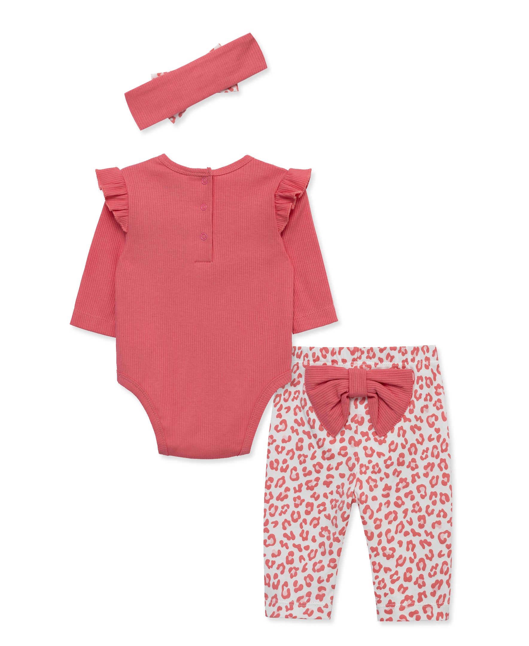 Leopard Bodysuit & Pant Set (3M-12M) - Little Me