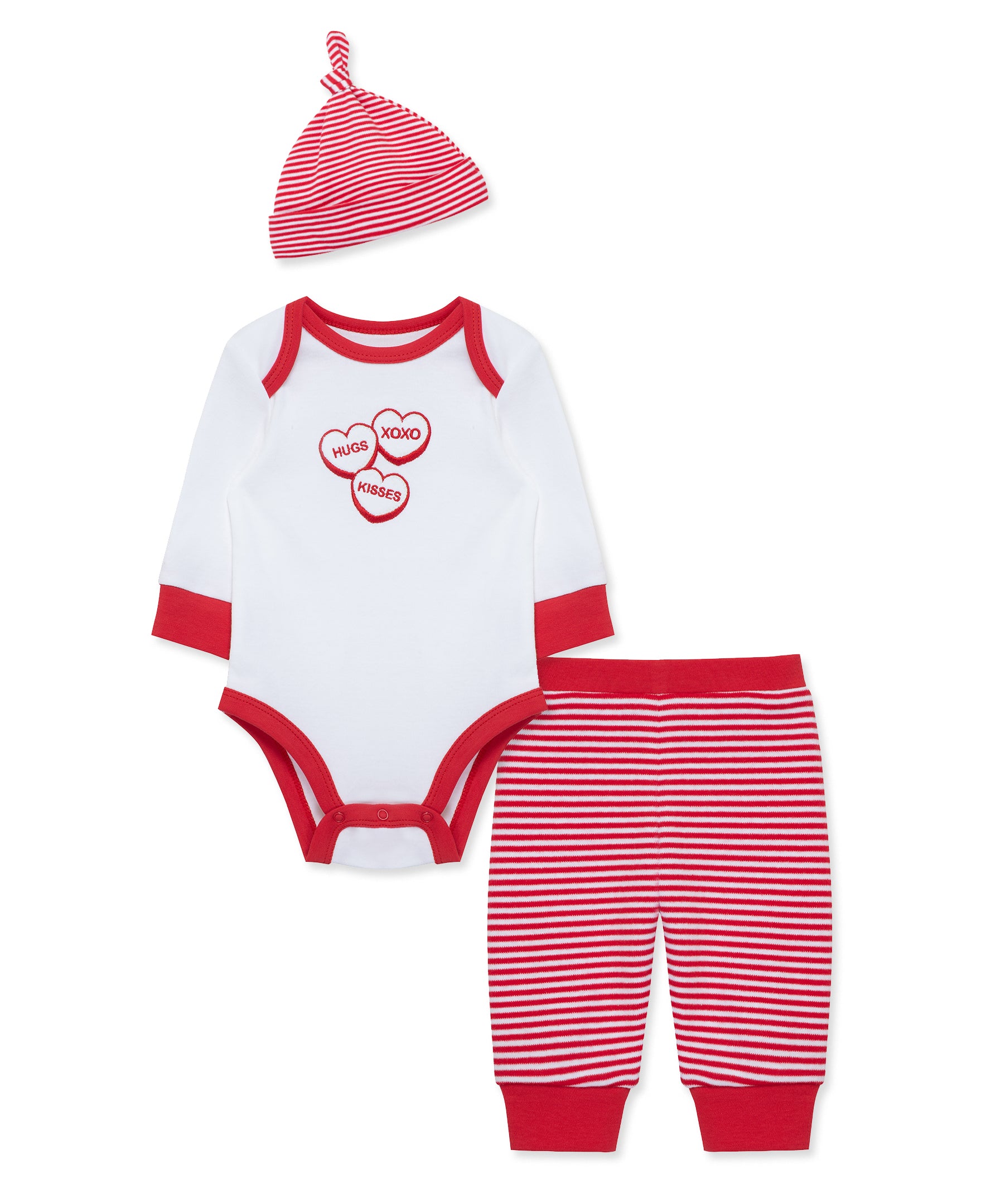 Valentine Hearts Bodysuit Set - Little Me