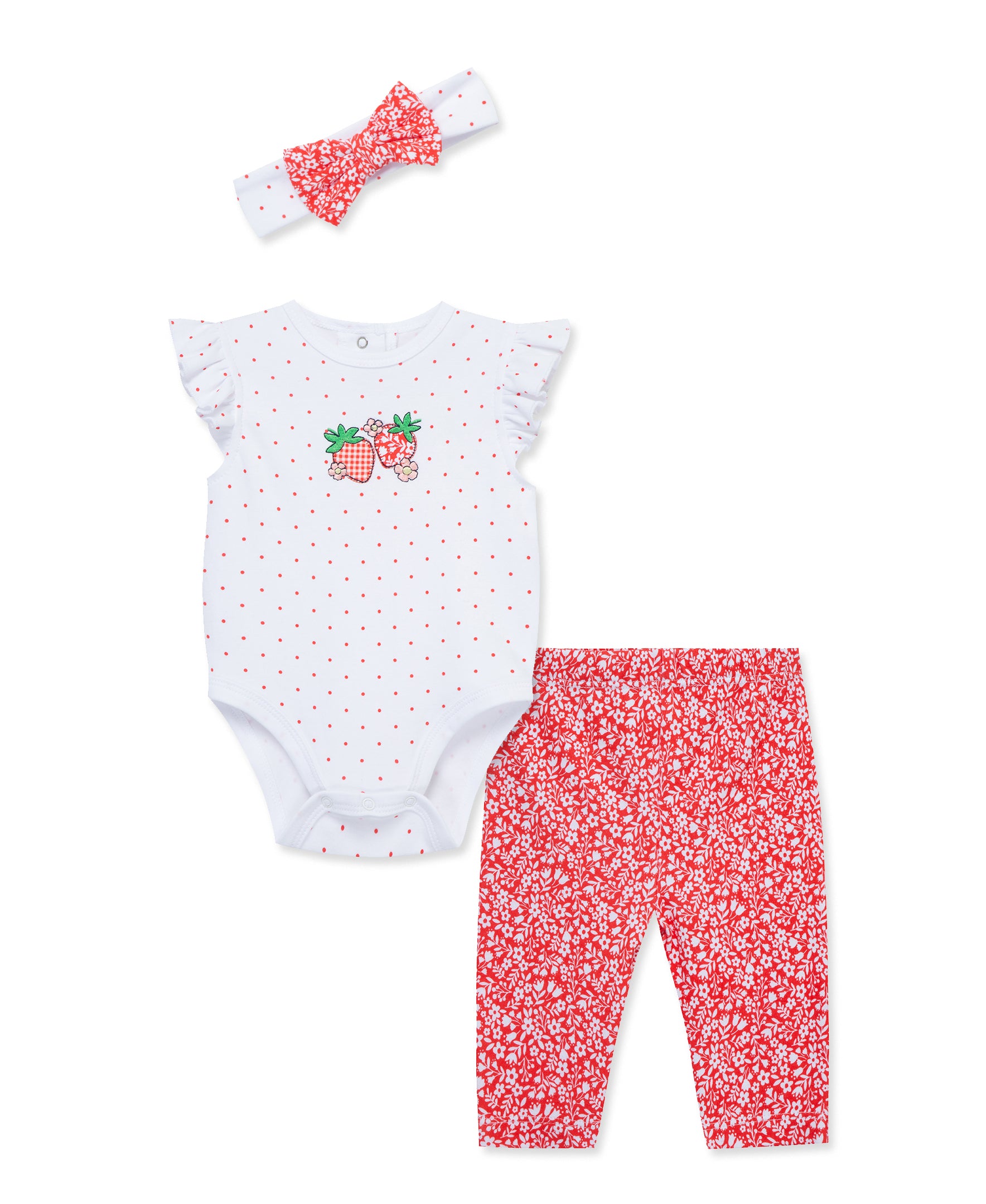 Strawberry Bodysuit & Pant Set - Little Me