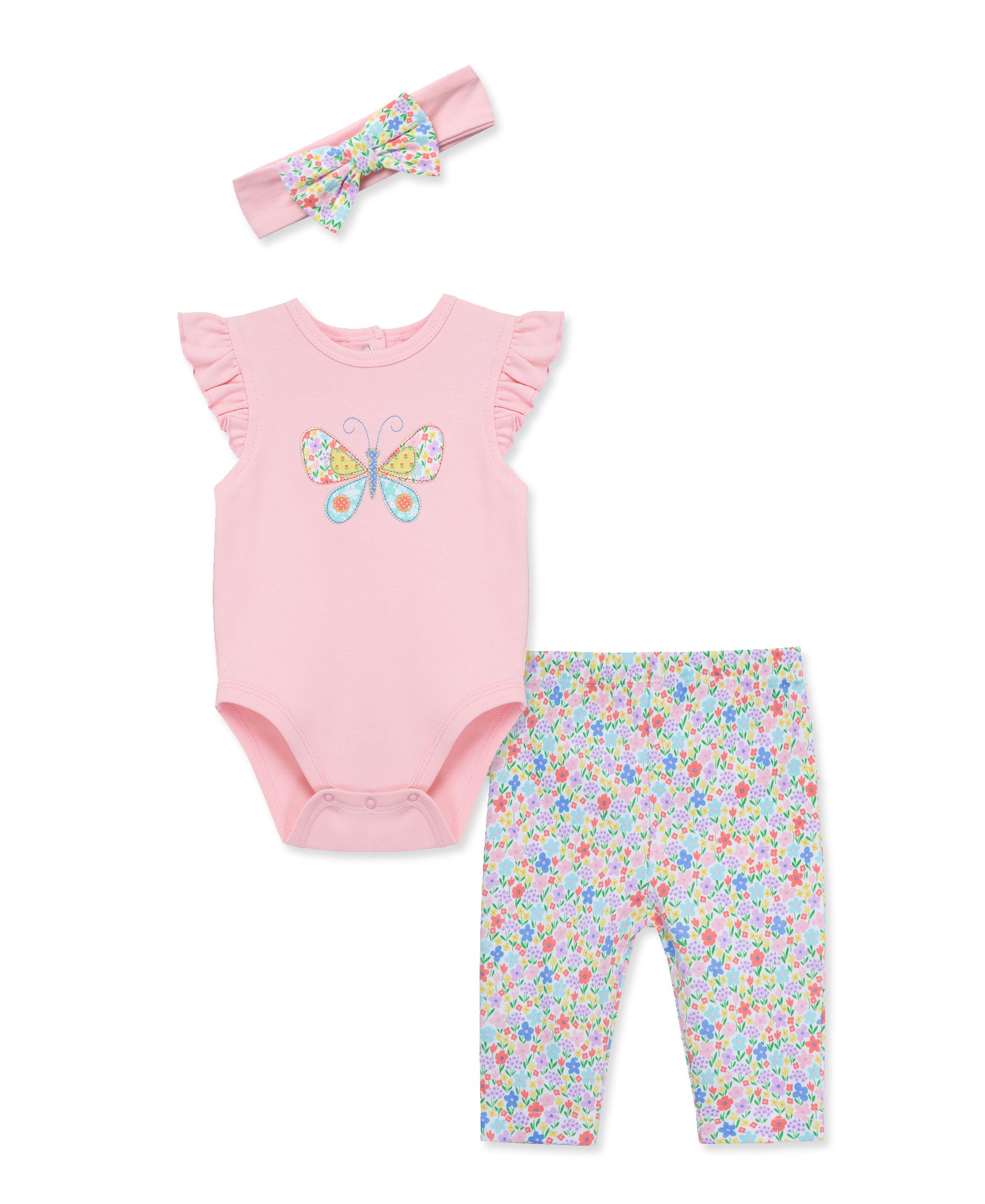 Butterfly Bodysuit & Pant Set - Little Me