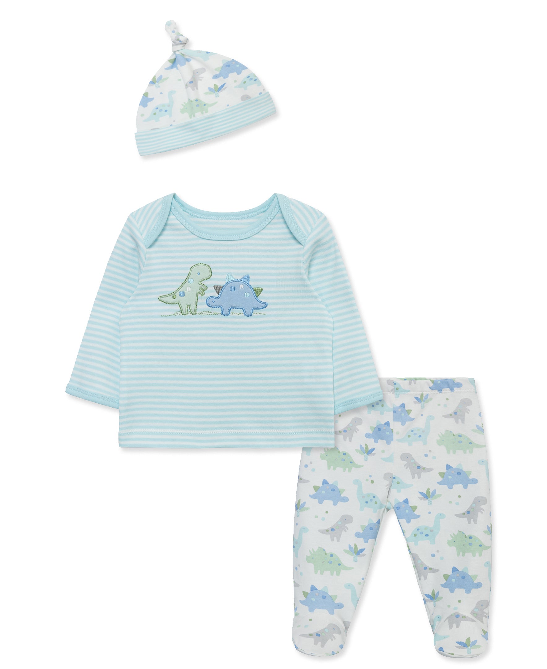 Cute Dinos Footed Pant Set - Little Me