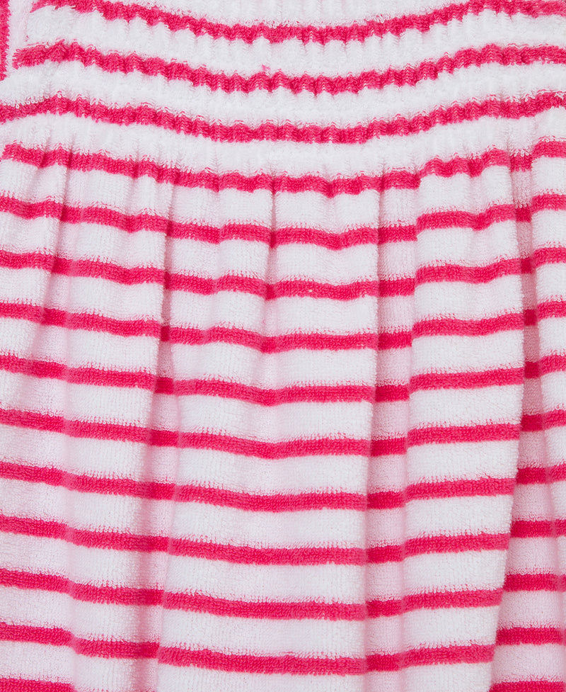 Striped Terry Bubble & Hat Set - Little Me