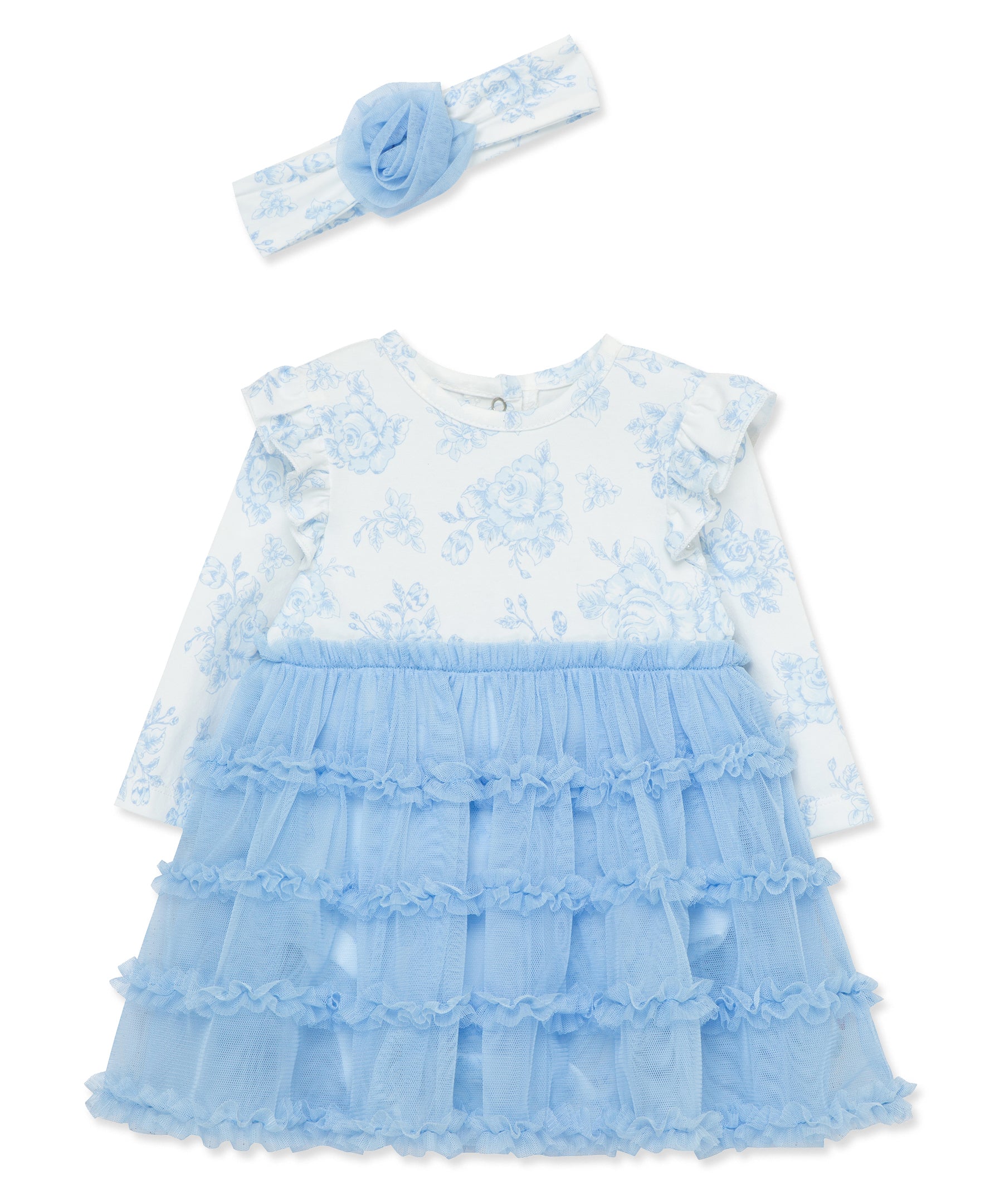 Rose Toile Tutu Popover Set - Little Me