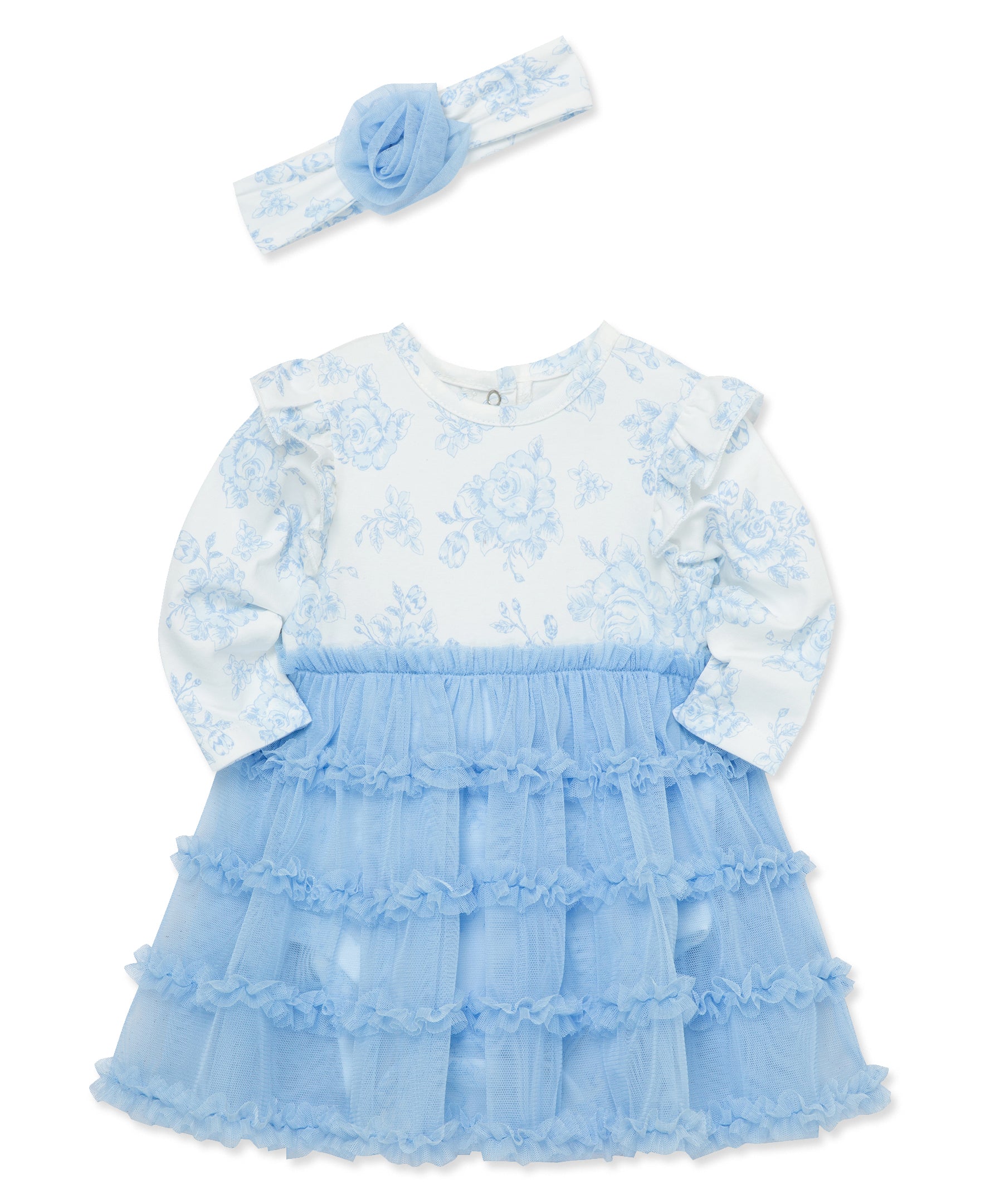 Rose Toile Tutu Popover Set - Little Me