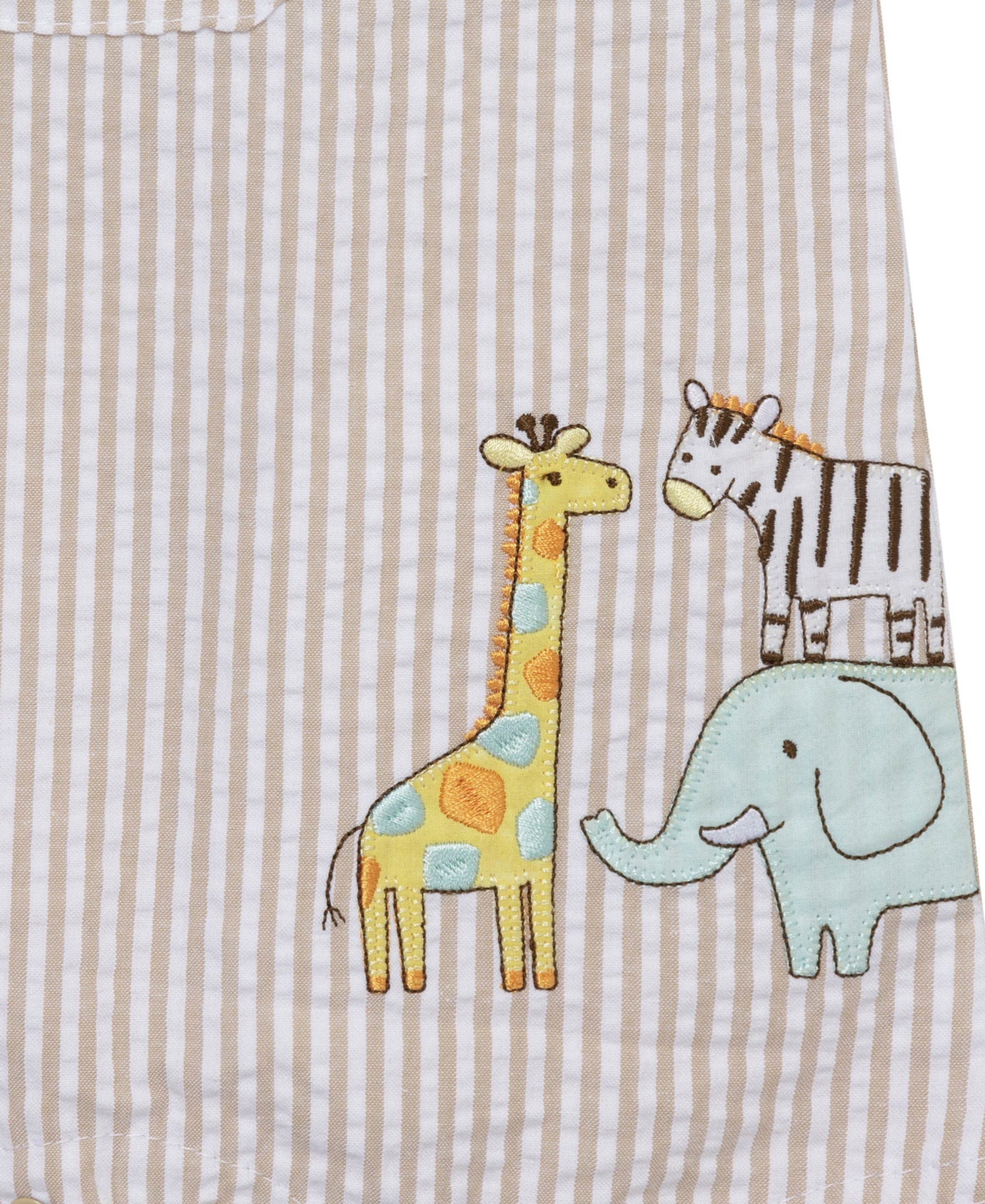 Safari Woven Sunsuit & Hat - Little Me