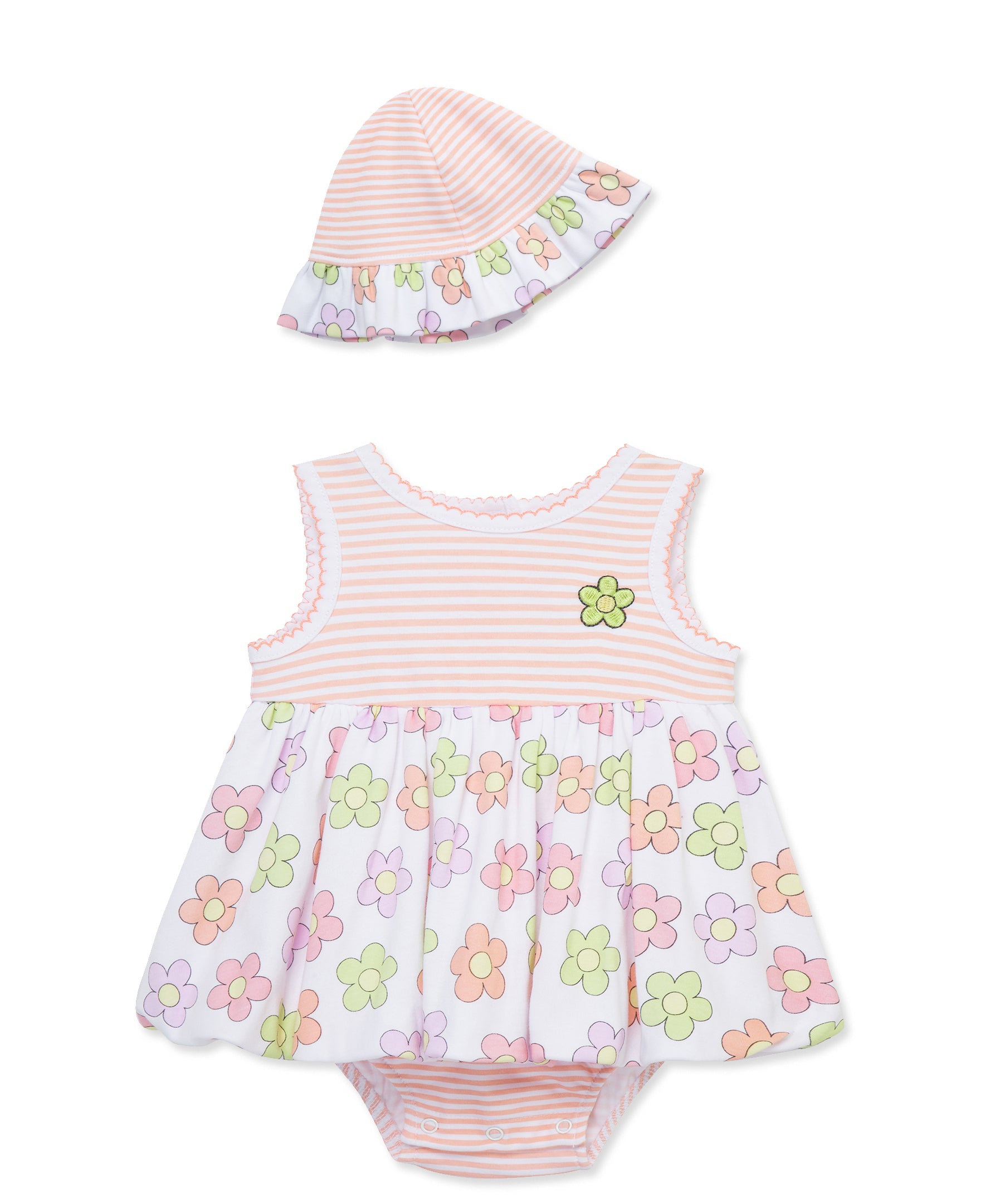 Fun Daisy Popover & Hat - Little Me