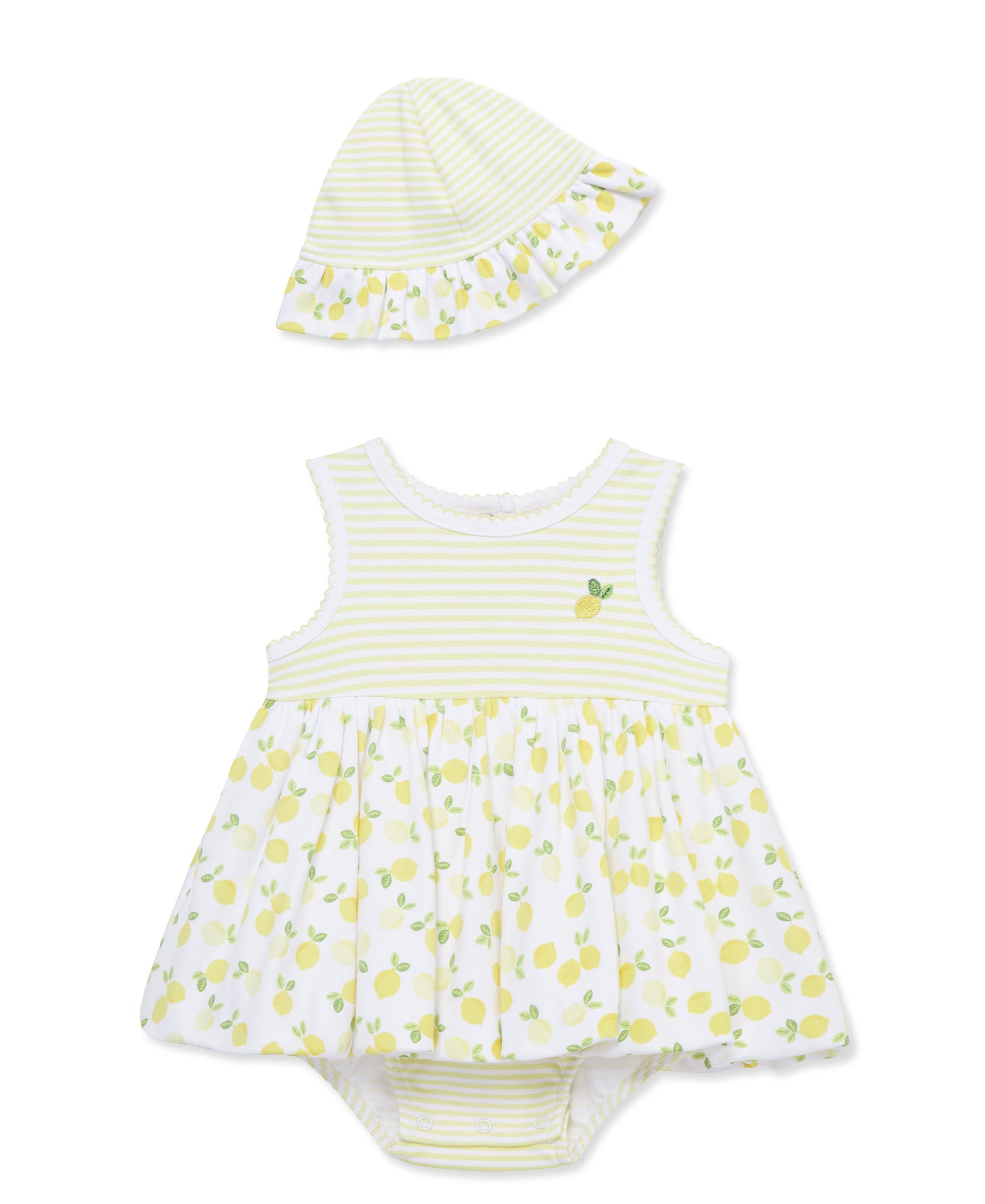 Lemons Popover & Hat - Little Me