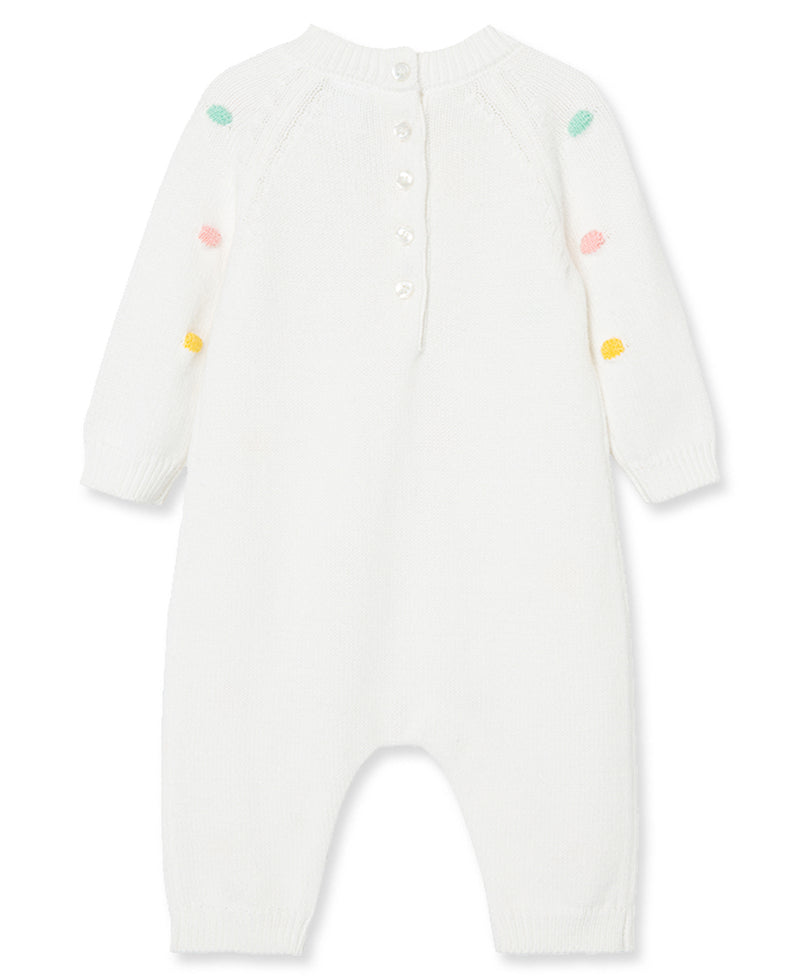 Pastel Dots Sweater Coverall - Little Me