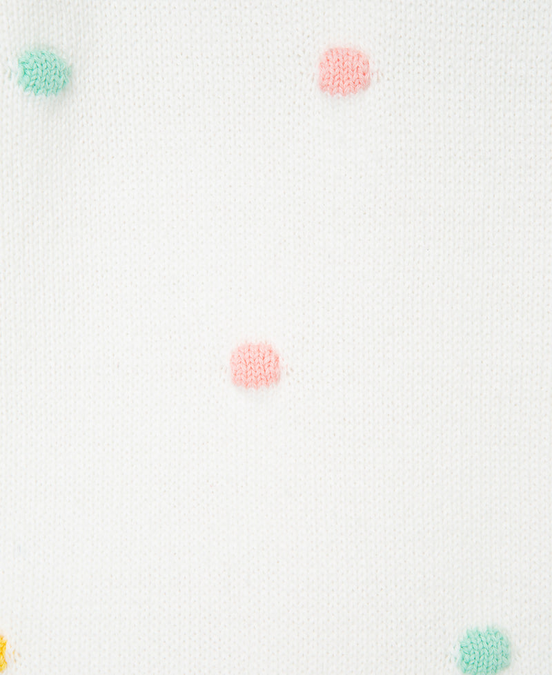 Pastel Dots Sweater Coverall - Little Me