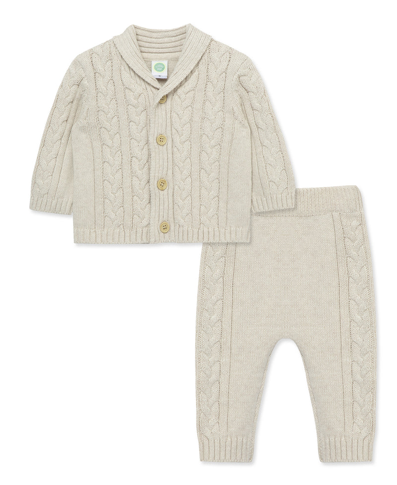 Cabled Sweater Set - Little Me