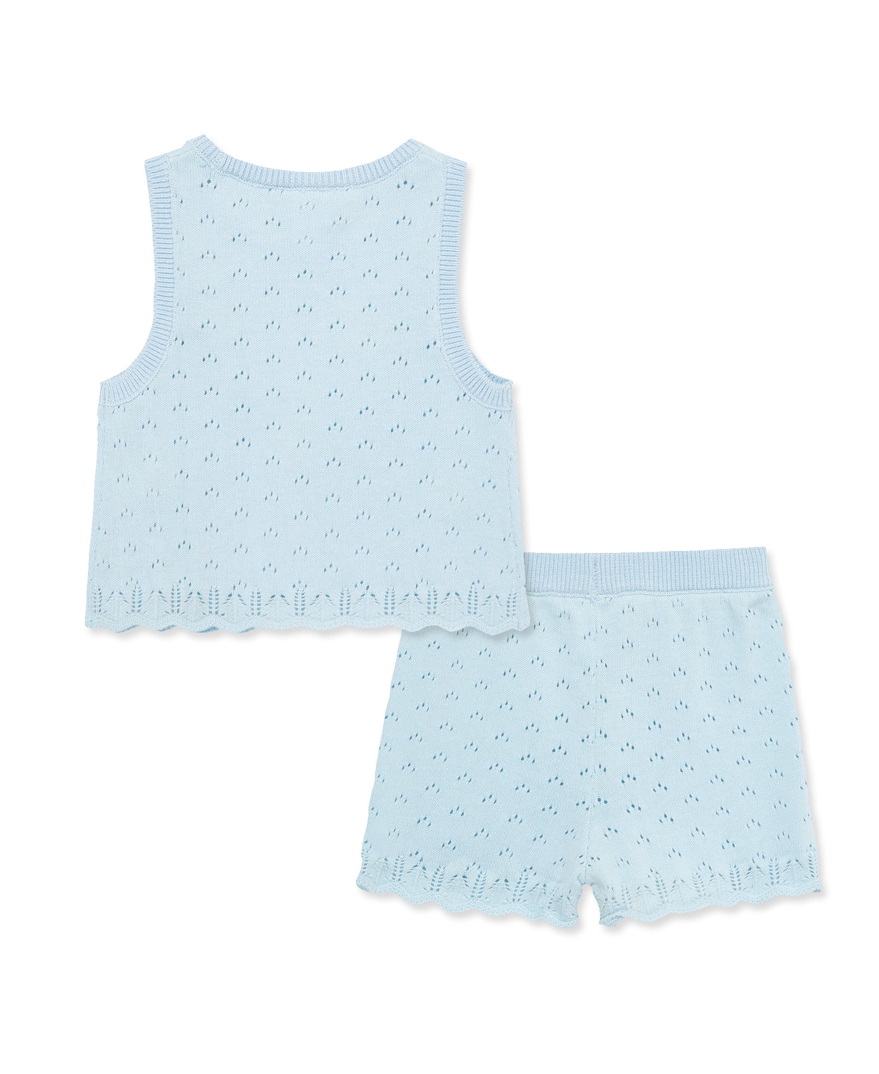 Daisy Pointelle Short Set - Little Me