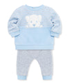 Puppy Velour Pant Set - Little Me