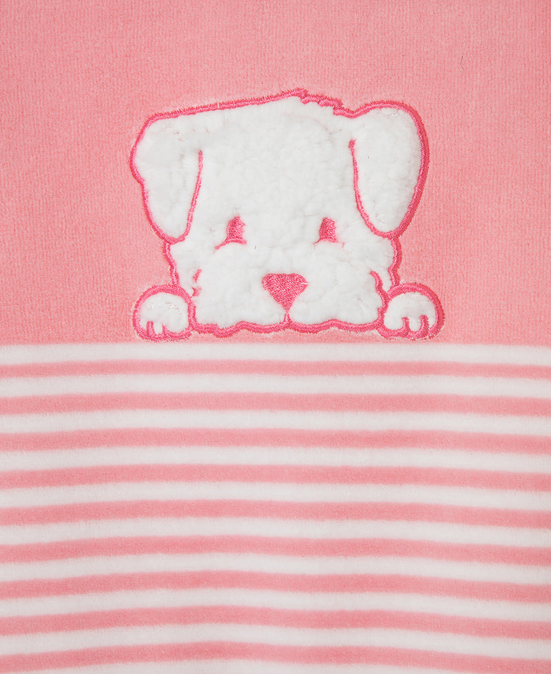Cute Puppy Velour Pant Set - Little Me