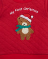Holiday Bear Quilted Hat Set - Little Me
